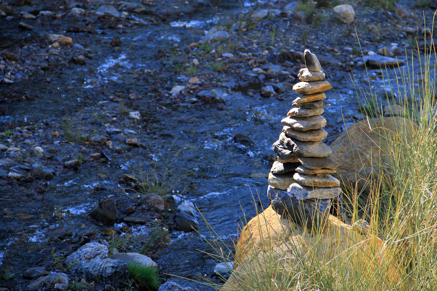 A Marking of a Hiking Trail (Sierra Nevada)