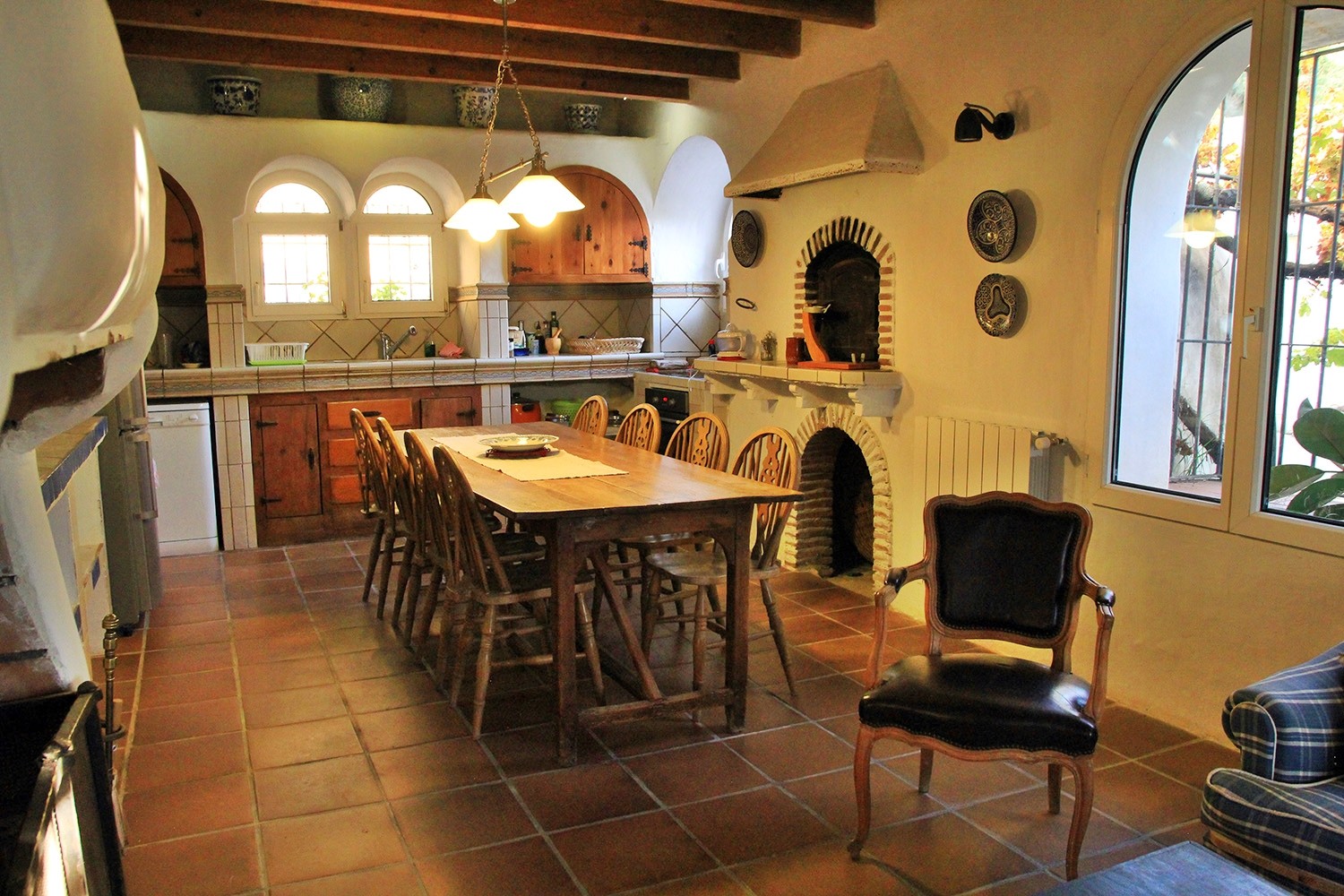 The living room (view from the entrance)