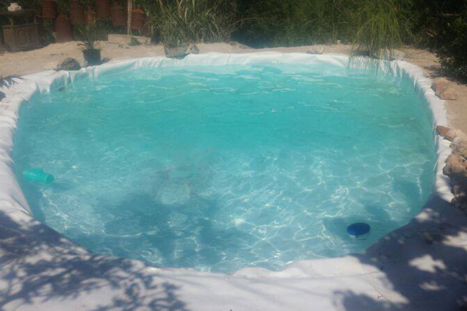 The swimming pool
