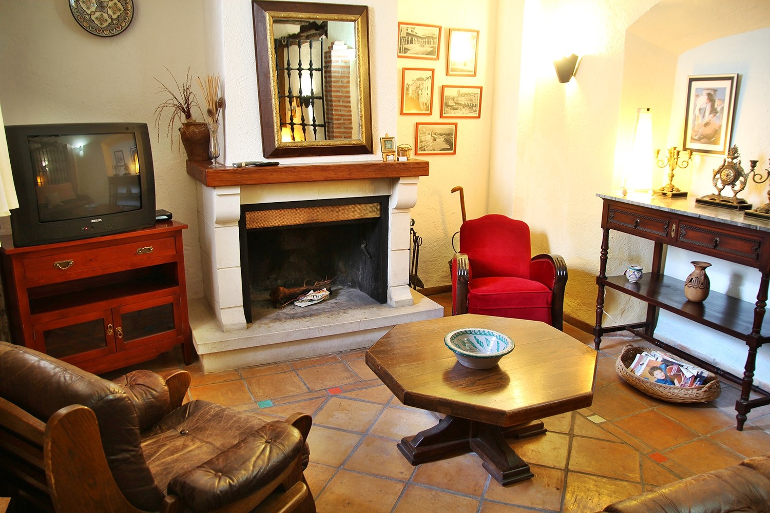 The communal lounge on the ground floor