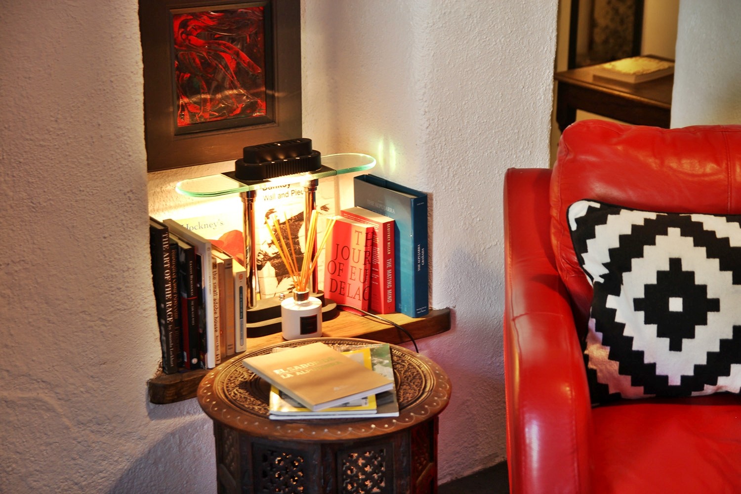 A detail of the living