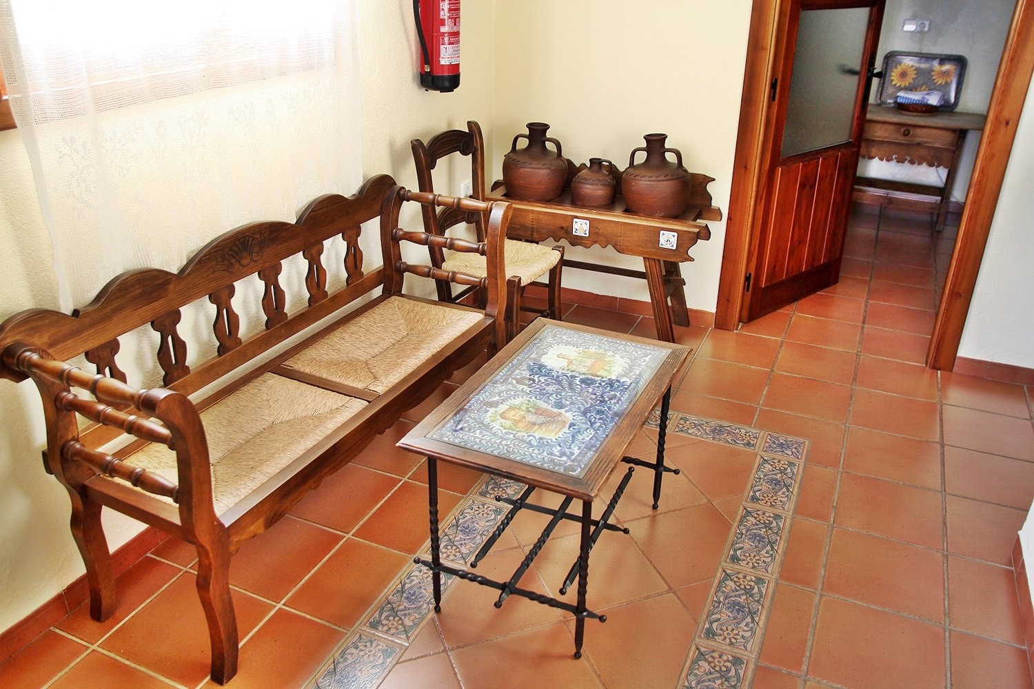 The entrance of the apartment