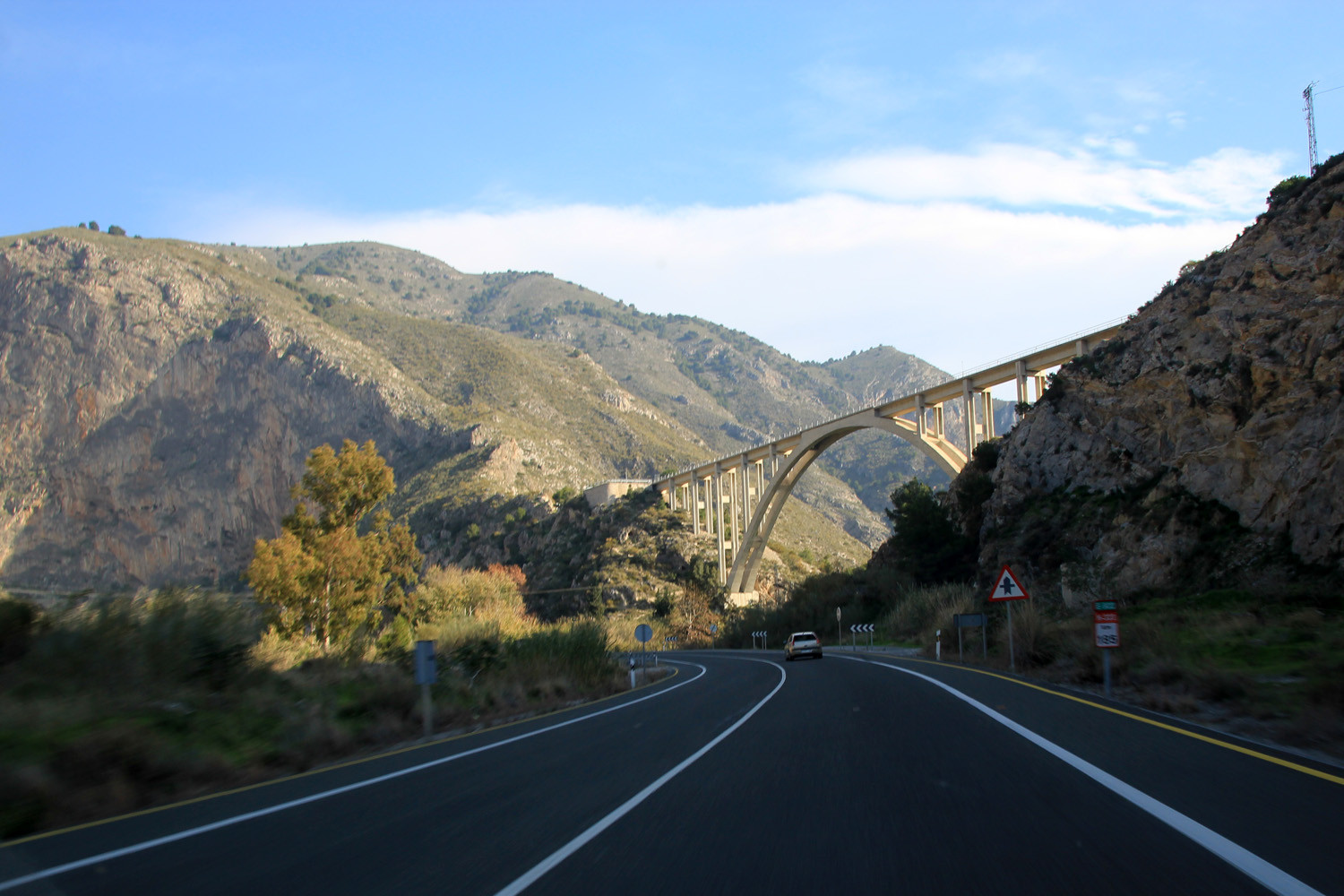 The Canyon of the Guadalfeo river
