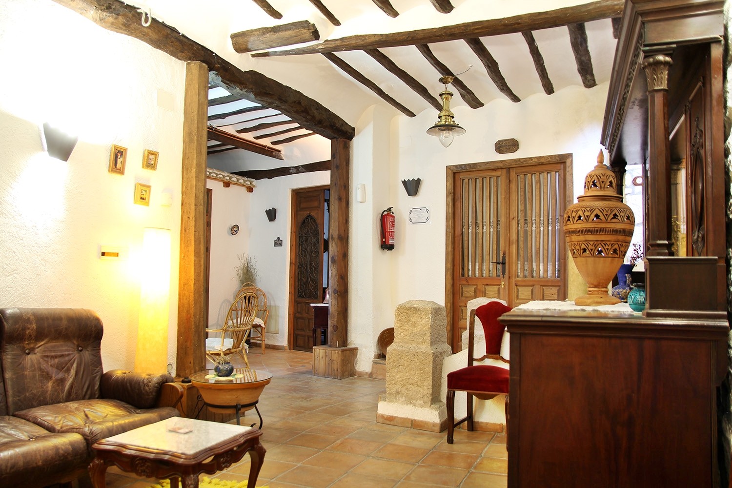 The communal lounge on the ground floor