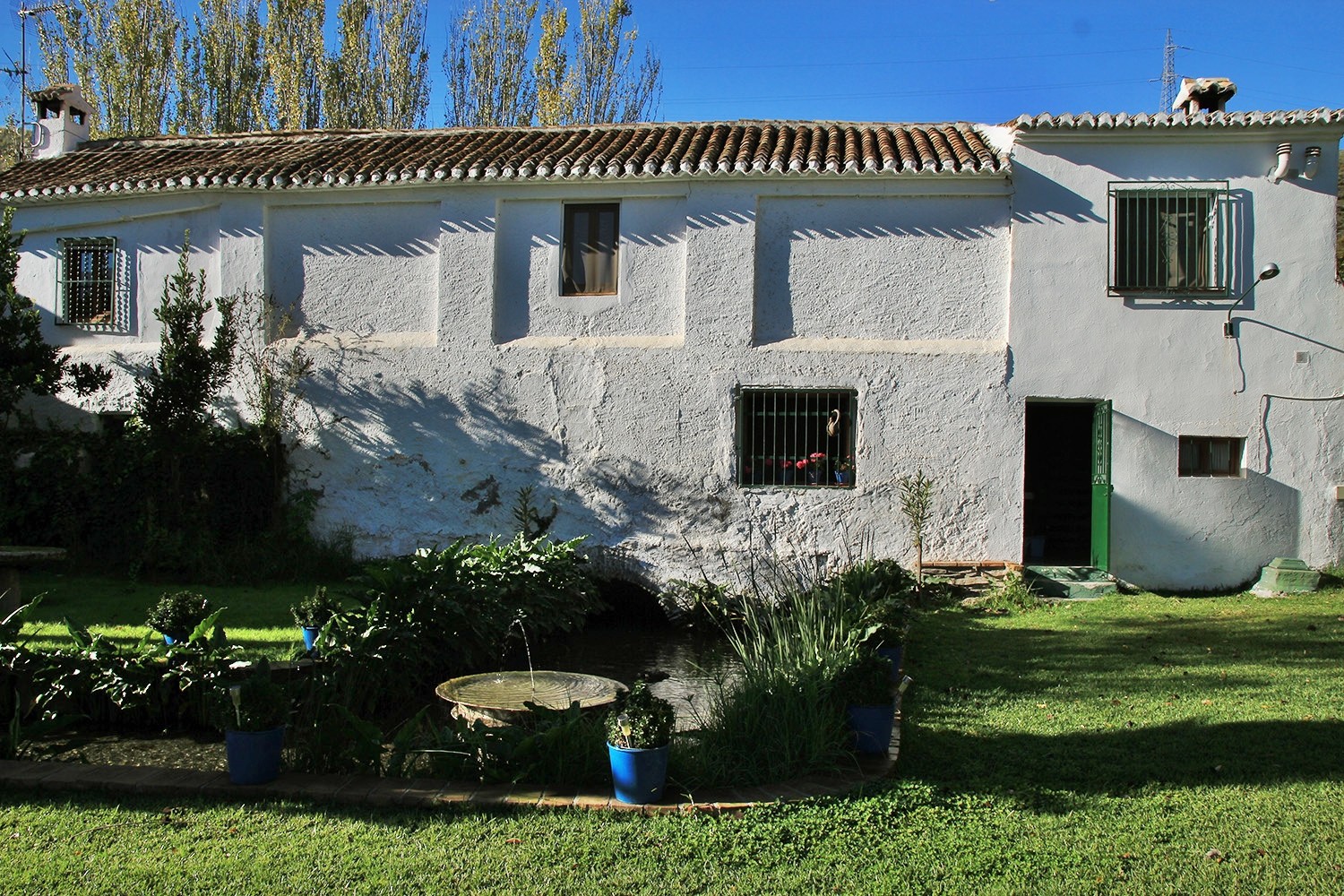 Back view of the mill