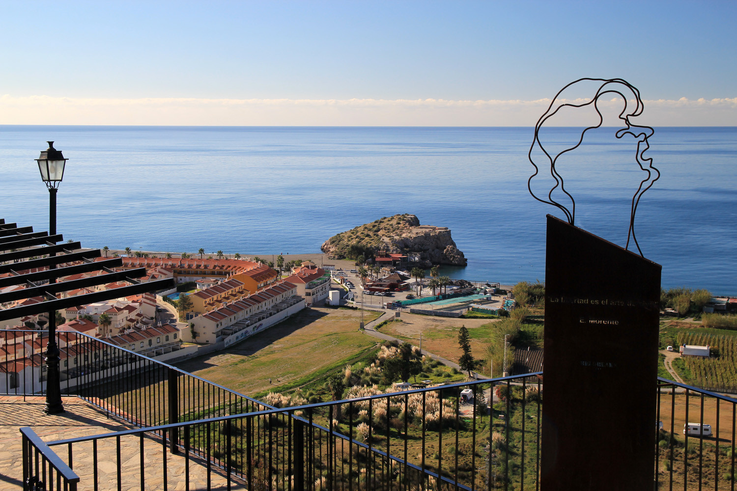 The View on the Coast of Salobreña