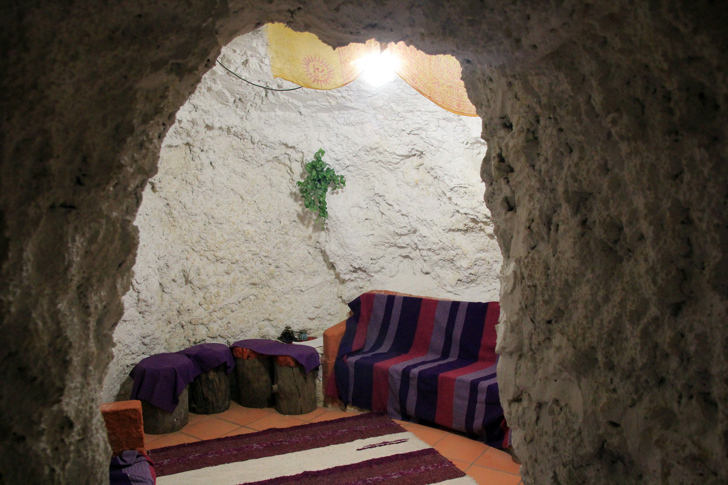 The living of the cave