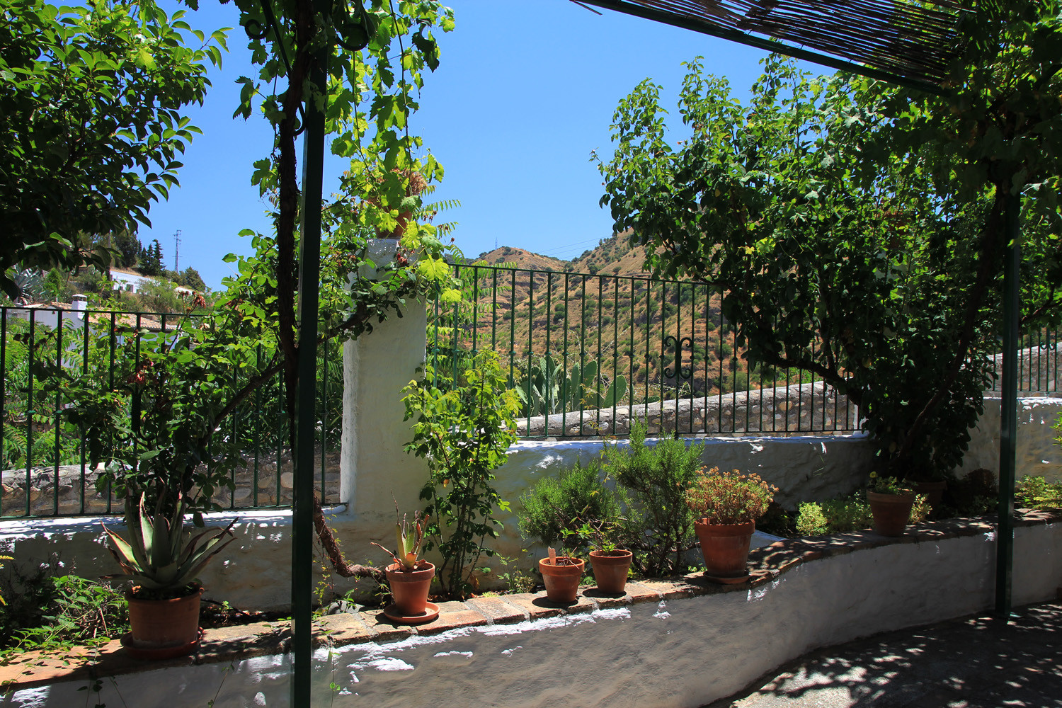 The view from the terrace