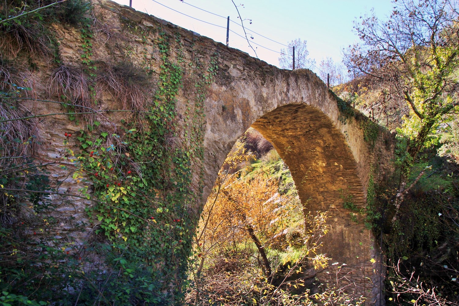 Roman Bridge in  in Mecina Bombarón