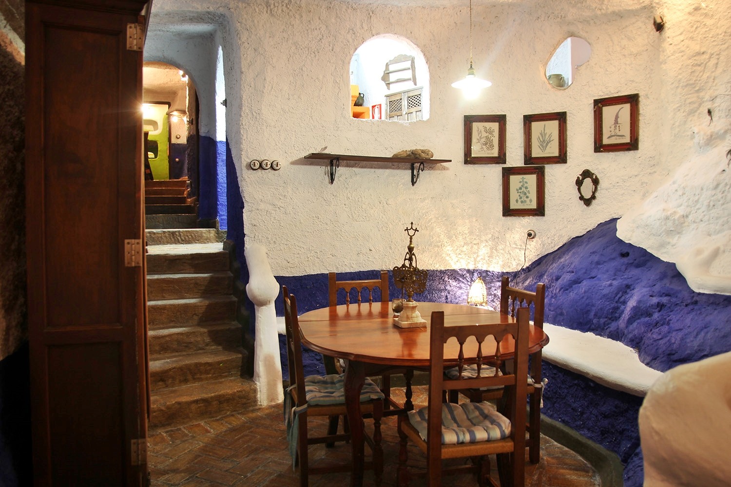 The cave living room