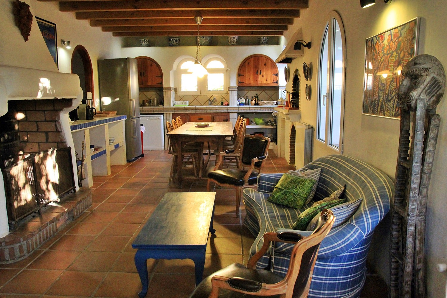 The living room (view from the entrance)