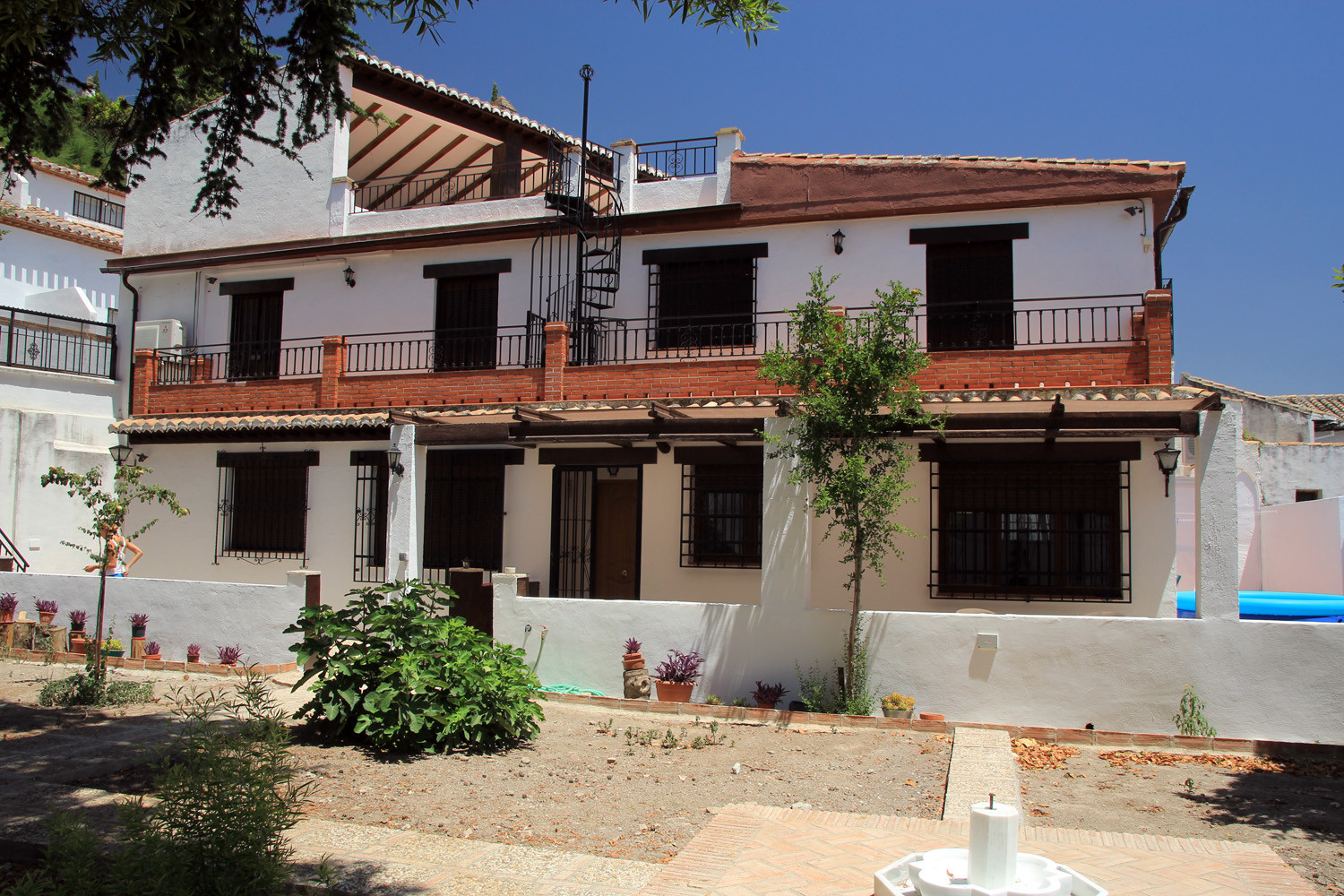 Front view of the house