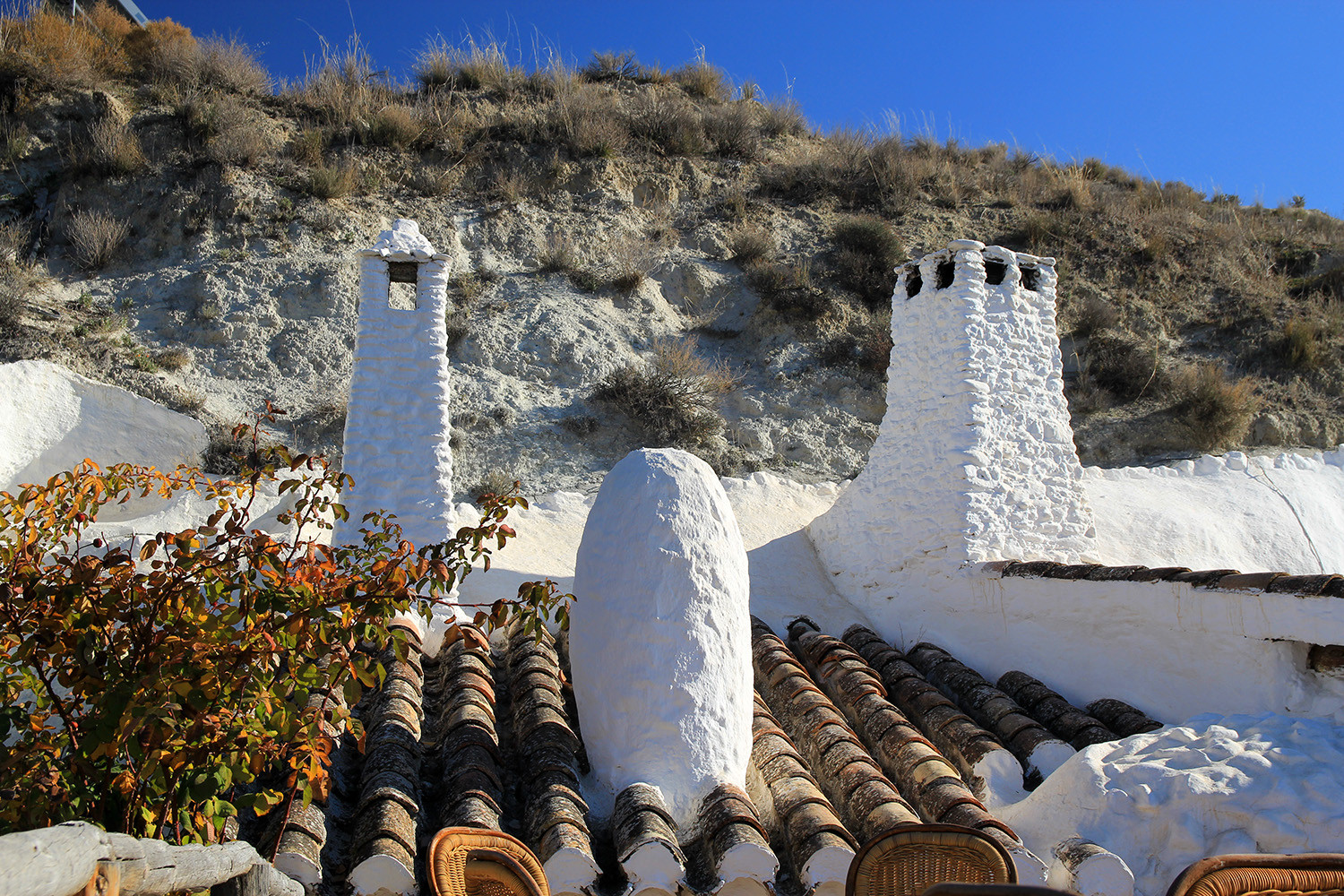 Detail of the cave houses