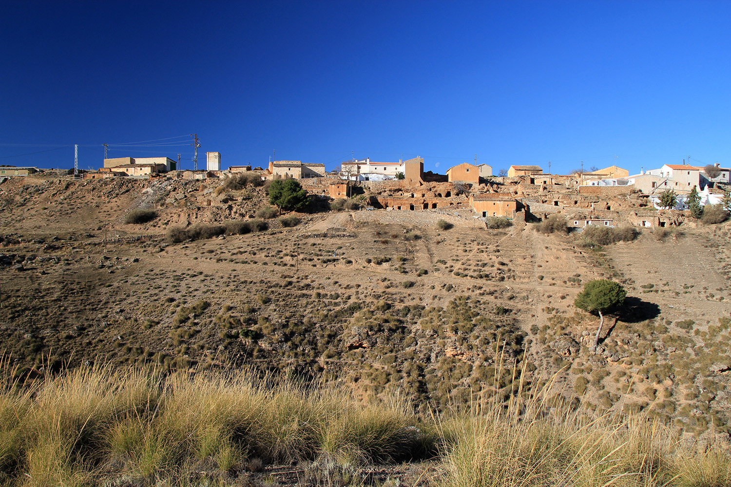 The view from the cave houses