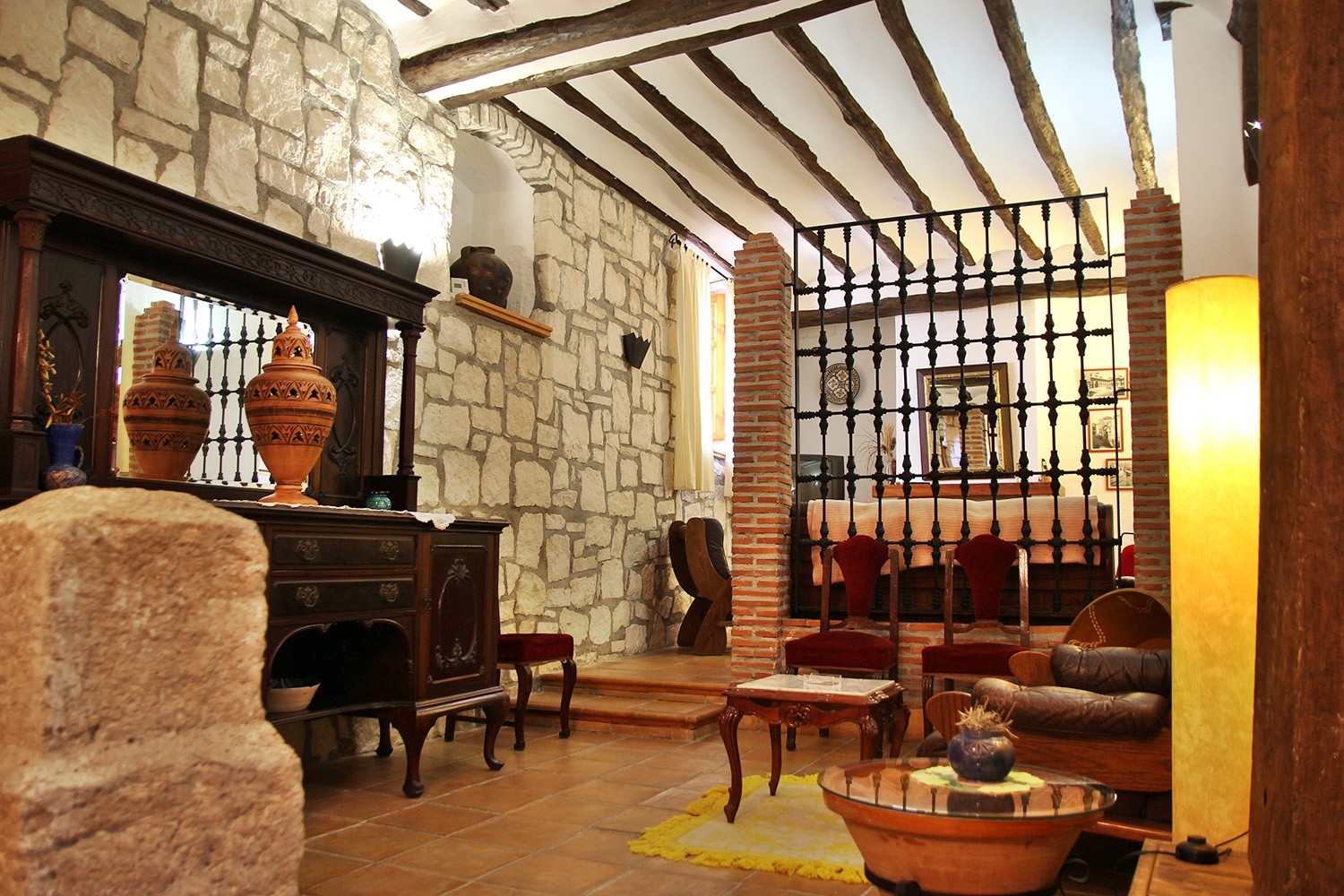 The communal lounge on the ground floor