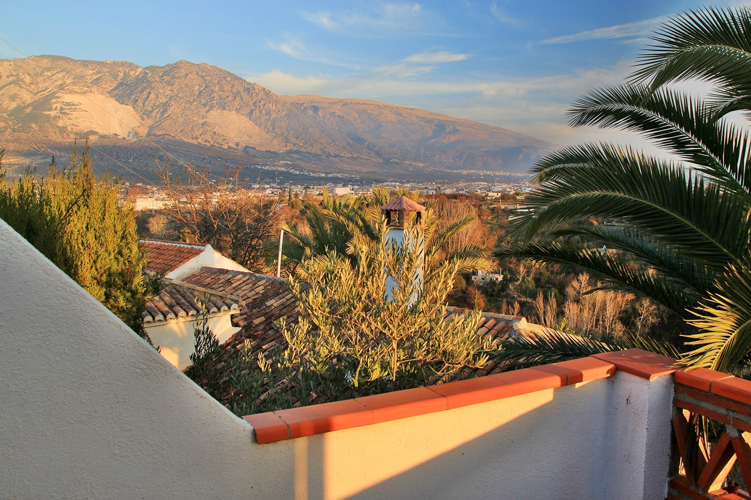 The view from the terrace