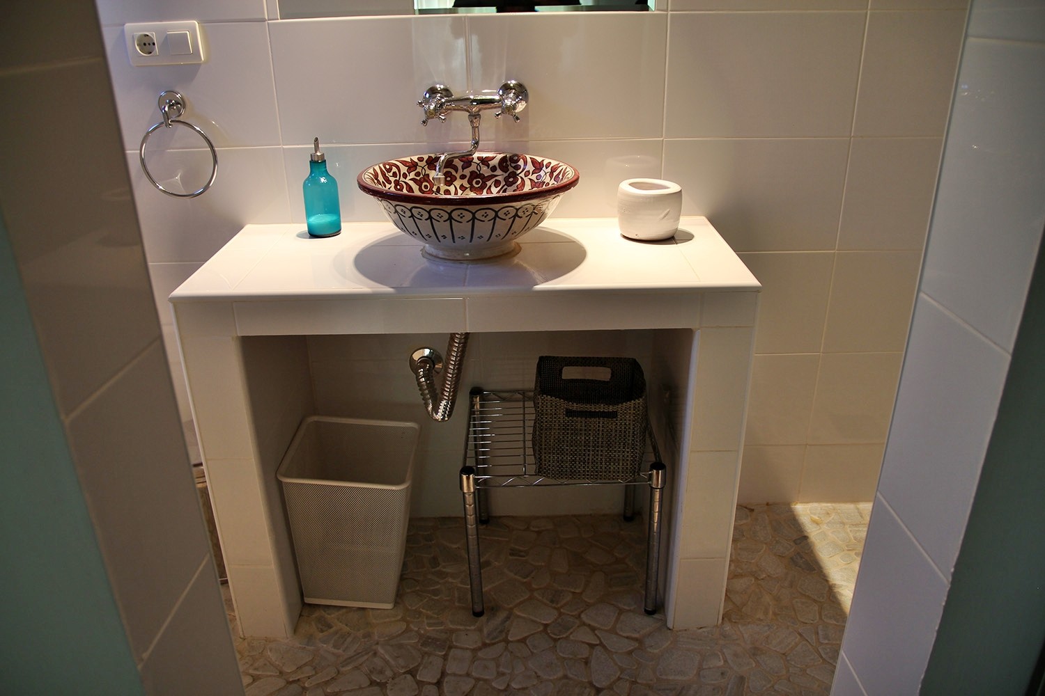 The bathroom of the suite