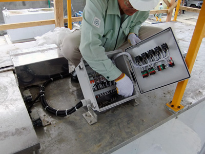 運転前に配線等を確認