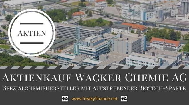 Aktienkauf Wacker Chemie, Unternehmensvorstellung, freaky finance, Siltronic Werk Burghausen, Luftbild, Aktien, Dividenden