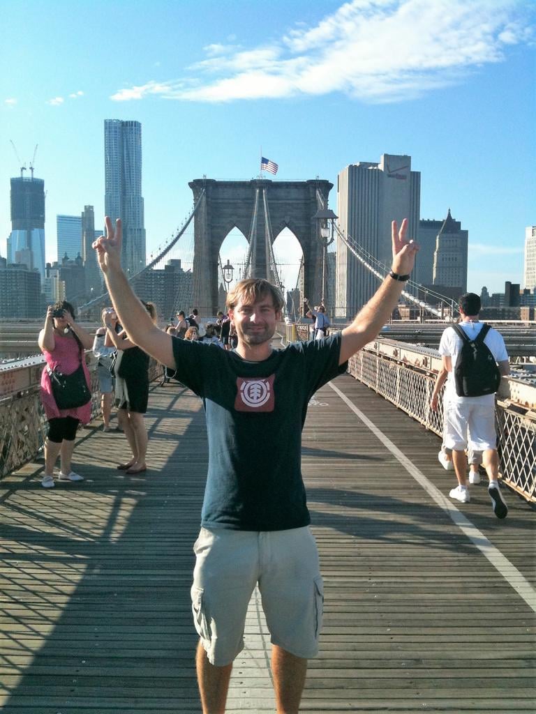 I walked Brooklyn Bridge
