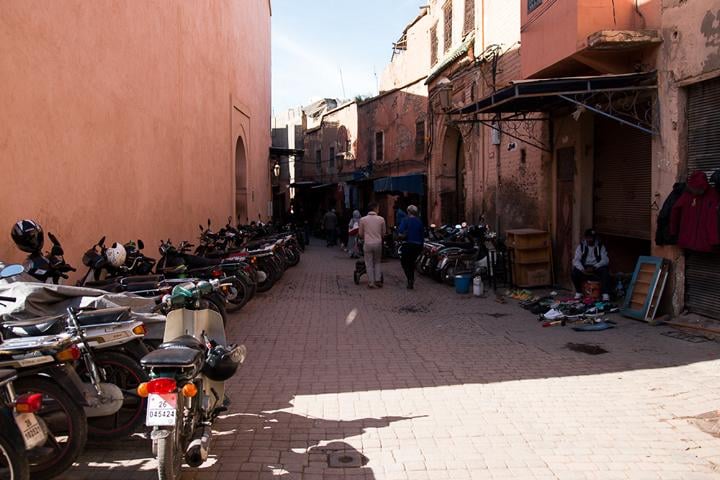 Ein Blick in die verwinkelten Gassen der Medina
