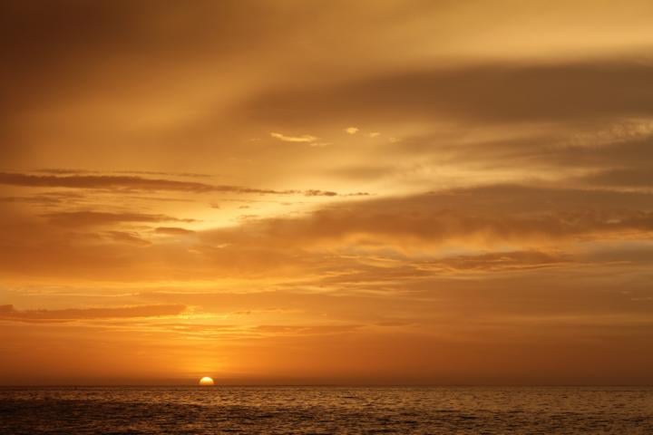 Blick auf den Sonnenuntergang im Cape Range Nationalpark