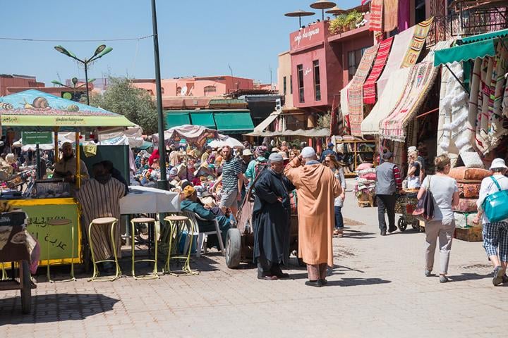 Marktplatz in Marrakesch