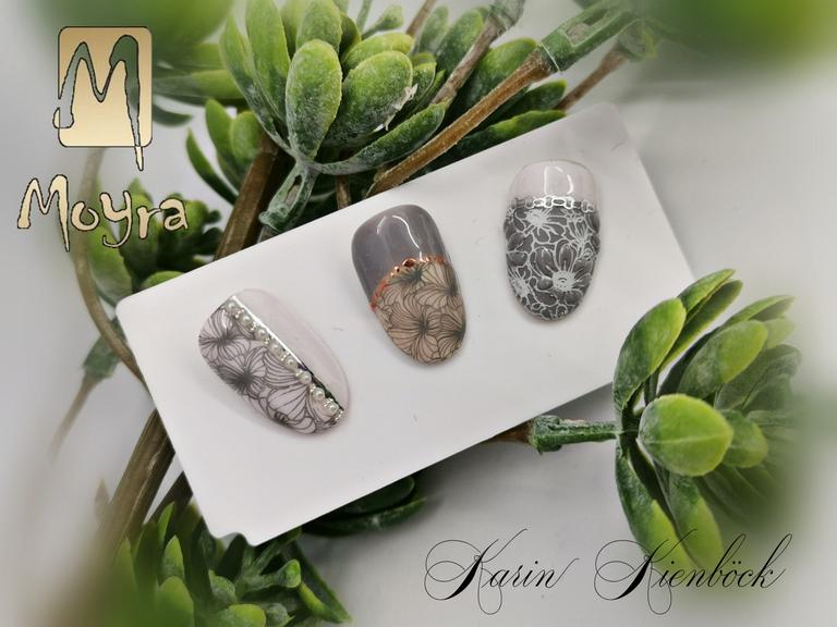 Nailart, erstellt von Karin Kienböck, mit Produkten von www.moyra.at
