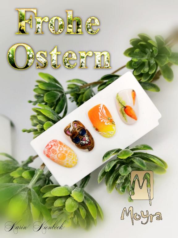 Nailart, erstellt von Karin Kienböck, mit Produkten von www.moyra.at
