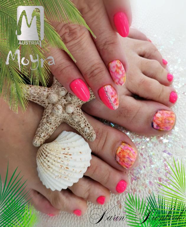 Nailart, erstellt von Karin Kienböck, mit Produkten von www.moyra.at