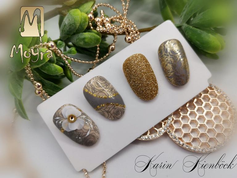 Nailart, erstellt von Karin Kienböck, mit Produkten von www.moyra.at