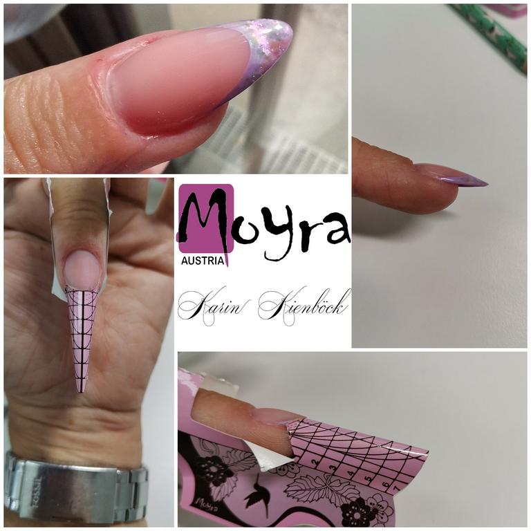 Nailart, erstellt von Karin Kienböck, mit Produkten von www.moyra.at