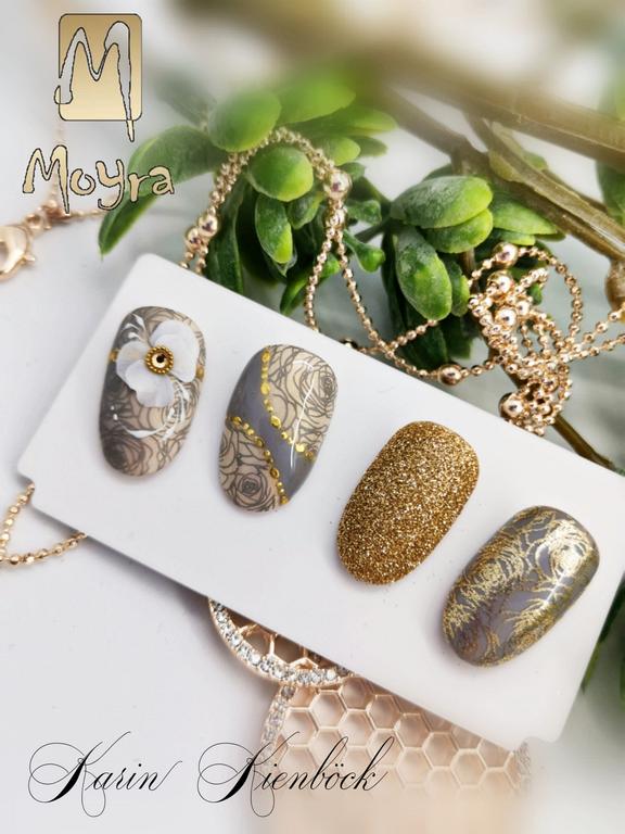 Nailart, erstellt von Karin Kienböck, mit Produkten von www.moyra.at
