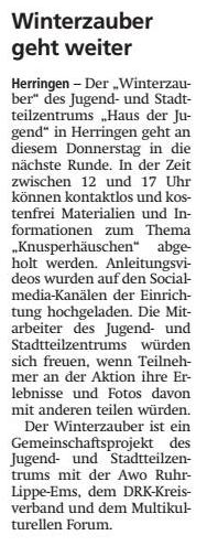 WA 2020.12.03 - Winterzauber geht weiter