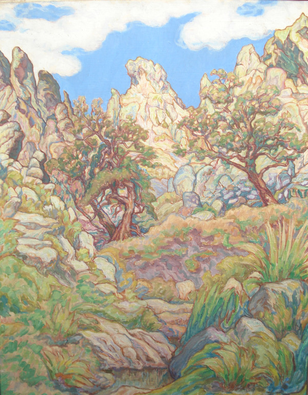 Cordillère des Andes huile sur toile 95x75 André Aaron Bilis