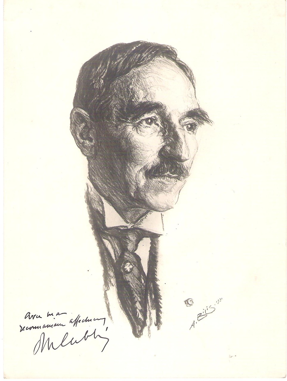 Marcel Labbé  1931 fusain André Aaron Bilis
