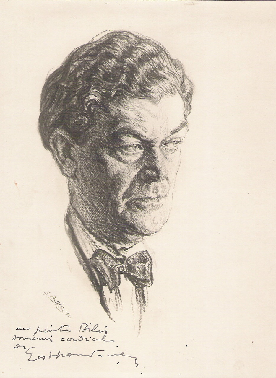  Othon Friesz peintre  1931 fusain André Aaron Bilis