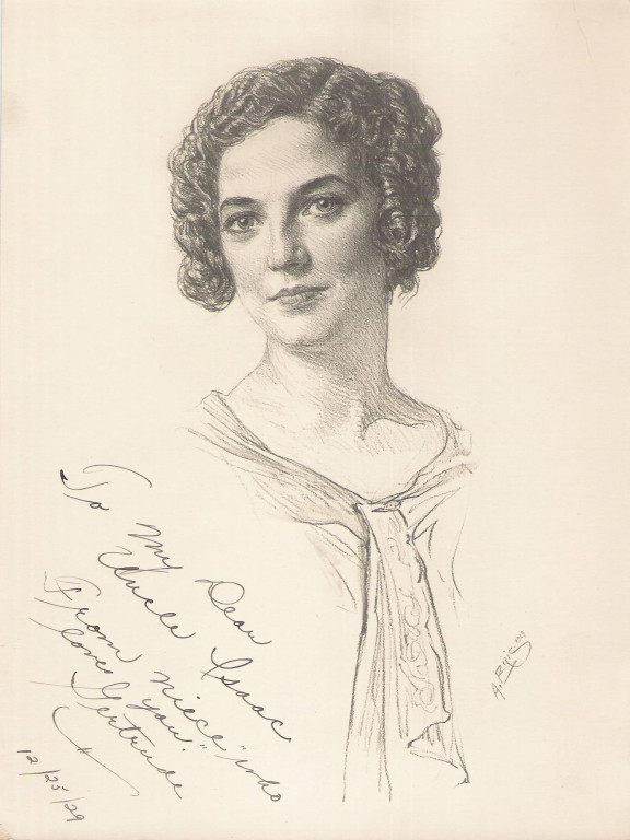 Gertrude sa nièce 1929