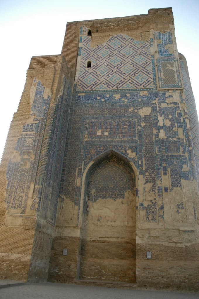 Iwan ouest (Shahrisabz, Fin XIII-début XIVème s ap J.C.) (photo : M.Schvoerer, 2008)