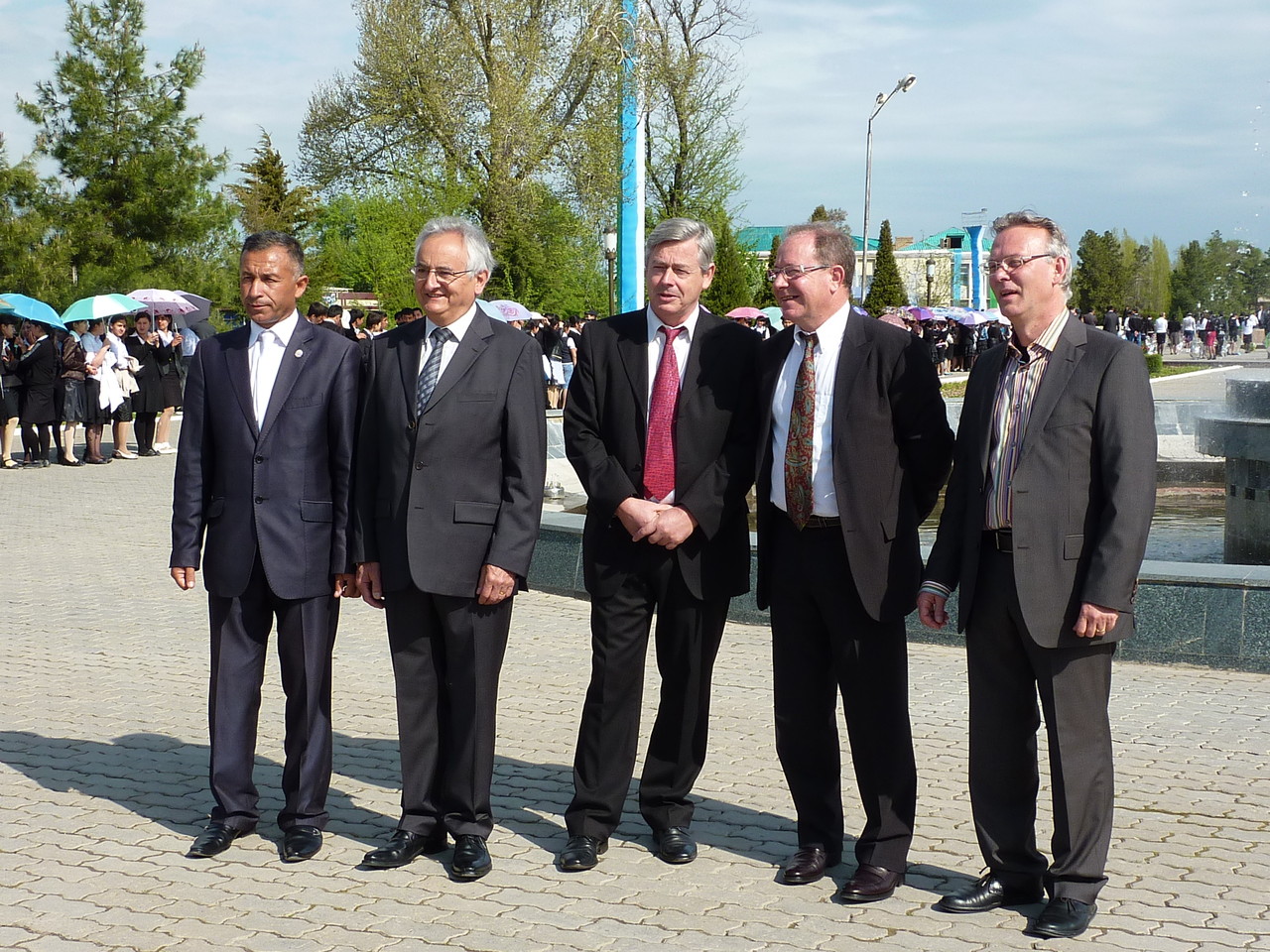 Quelques membres de la délégation franco-ouzbèke (Socra, 2012)