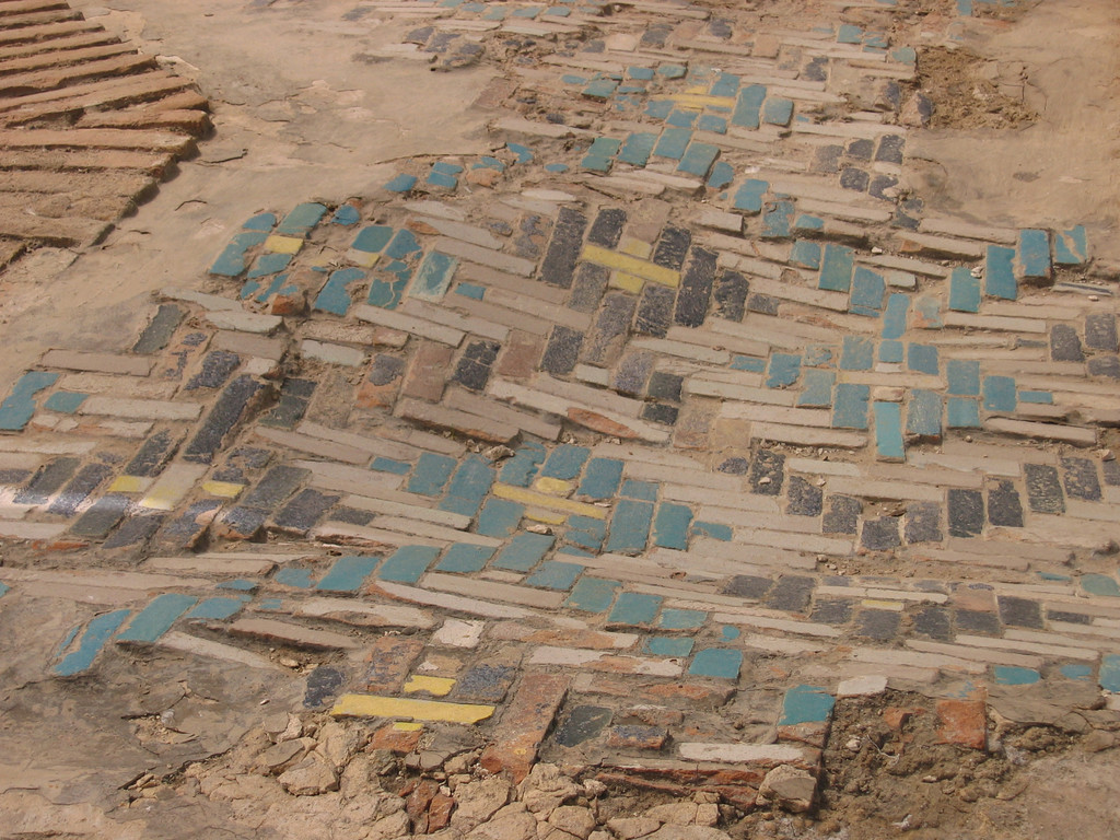 Détail d'un tapis de bannai' (photo : M.Schvoerer, 2007)