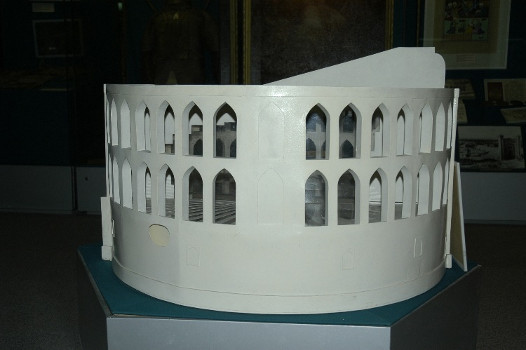 Maquette de l'observatoire au musée d'Histoire de Tashkent - vue n°4 (photo : C.Ollagnier, 2008)