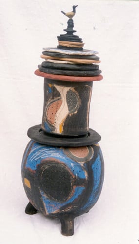 Travail de Michel Gardelle réalisé en 2003 (photo : M.Gardelle, 2003)