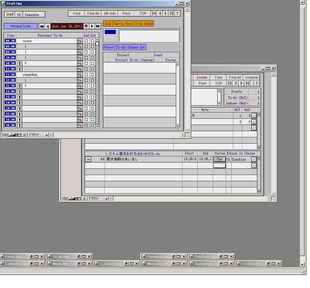 スタッフTodo管理