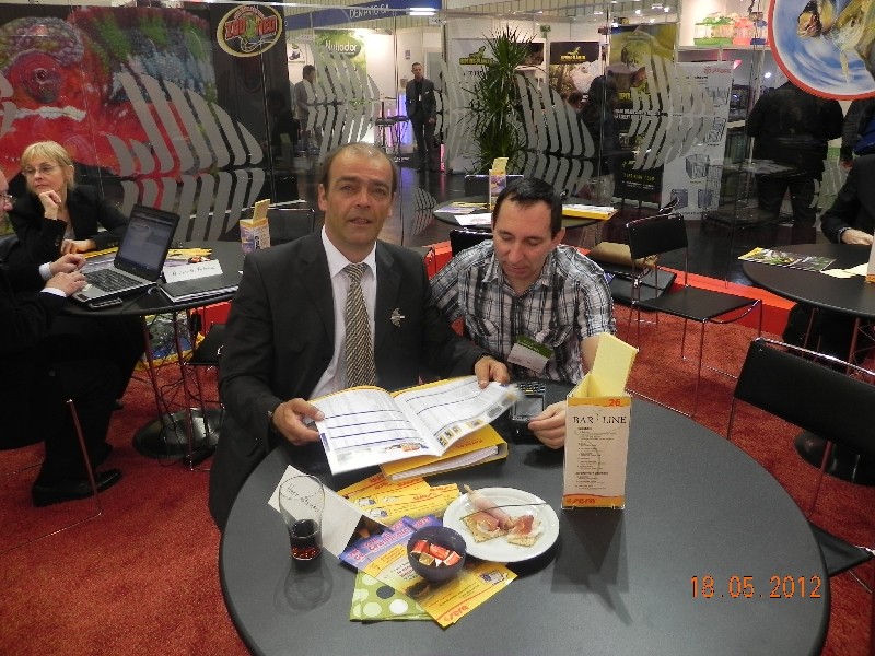 Messebesprechung mit Sera Österreich Vertreter