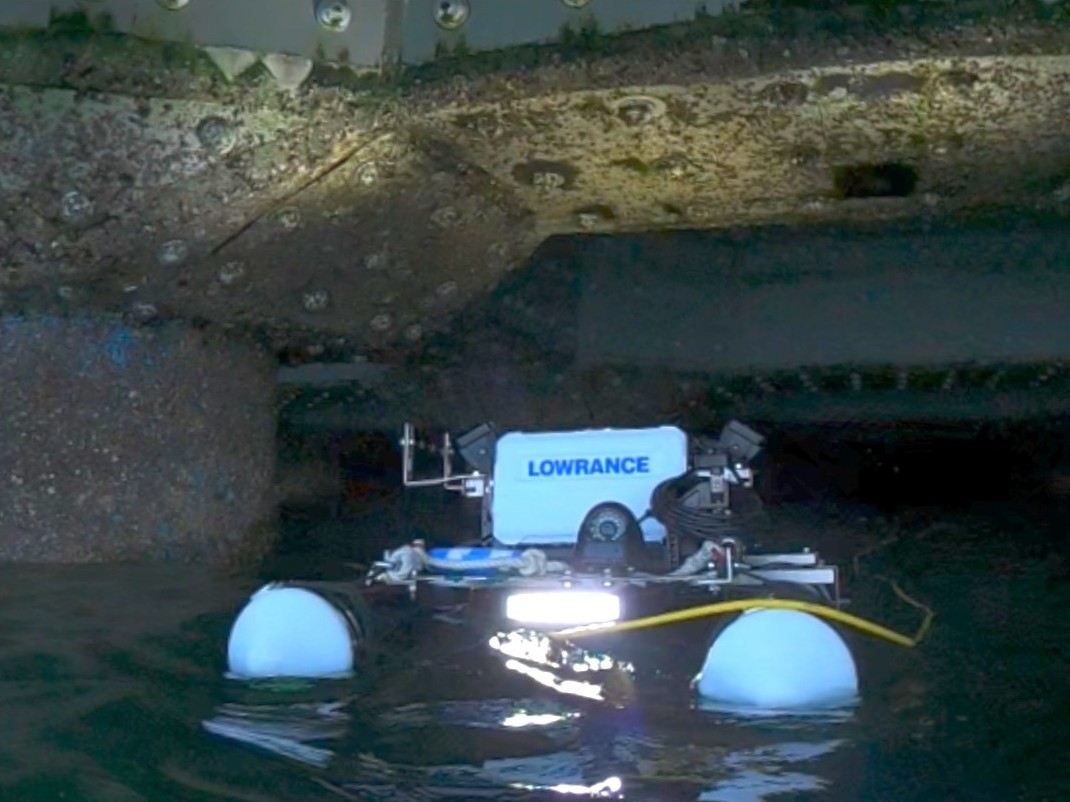 Hy-VIS 桟橋下面点検