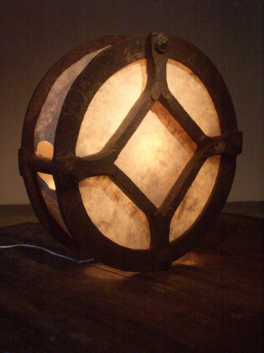 Das Rad, Lichtobjekt, Kraftobjekte Wolfgang Wallner Hall in Tirol