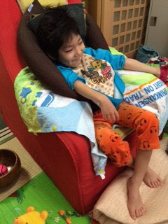 お母様から顔写真を出してもいいと許可を得ています。