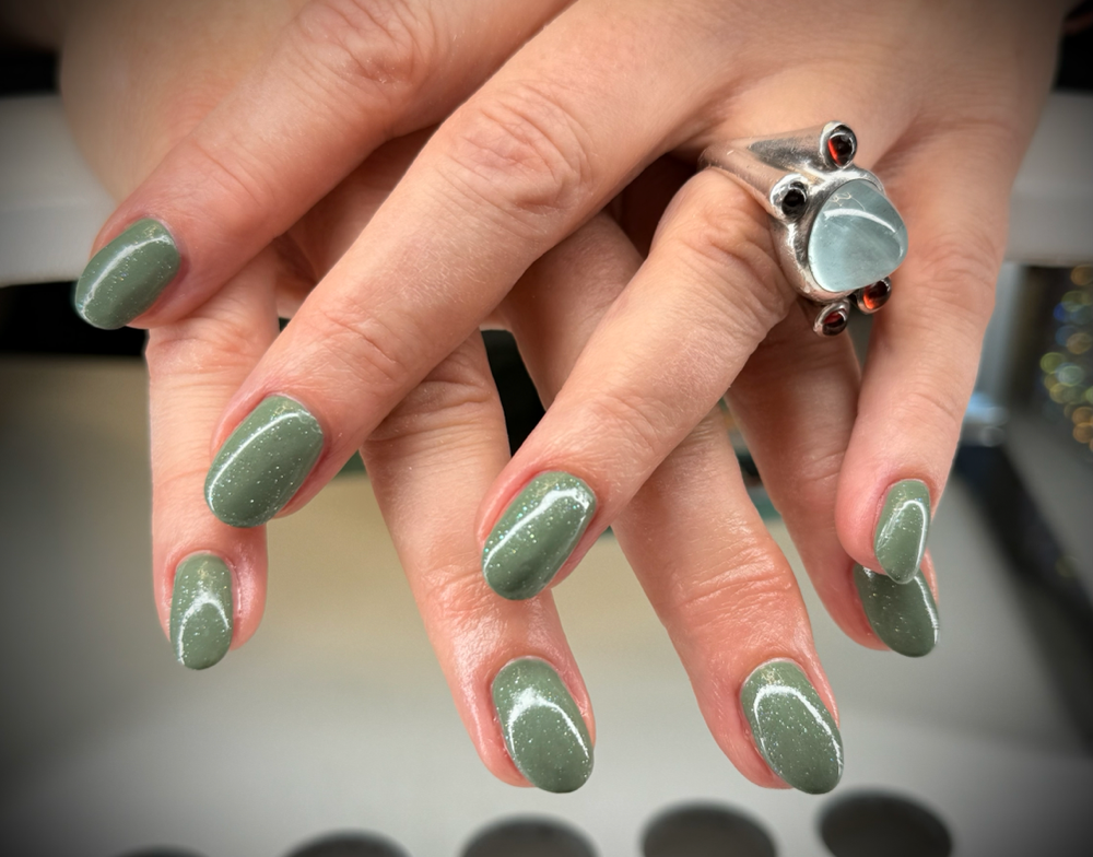 Farbe Moos & Glitzer