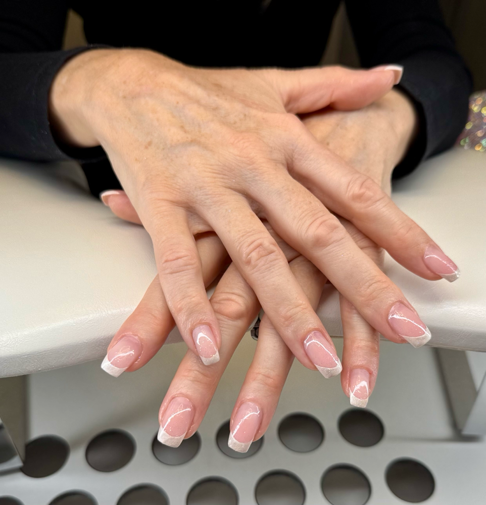 French Pearl mit mini Glitzer ✨ 